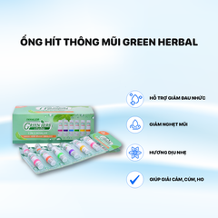 Ống Hít Thông Mũi Green Herbal