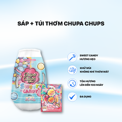 Sáp Thơm Chupa Chups 230g  - Hương Sweet Candy + Túi Thơm 9g