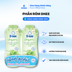 Phấn Dnee Organic 350g - Màu Xanh Lá