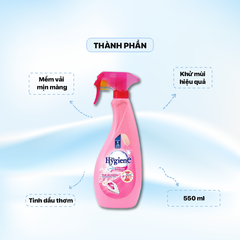 Xịt Thơm Quần Áo Hygiene 550ml - Màu Hồng