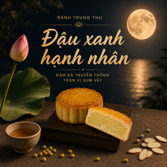 Bánh Nướng Đậu xanh hạnh nhân