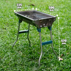 [CHO THUÊ_BN5] BẾP NƯỚNG THAN INOX SIZE VỪA DẠNG ĐỨNG