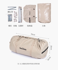 [CHO THUÊ_MC1] COMBO LỀU MÔNG CỔ NHỎ GLAMPING NATUREHIKE NH20ZP004