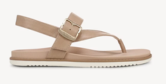 Sandal nữ Dr. Scholl's Women's So Chill Thong Sandal Color Cuban Sand Faux Leather - Giày xuất dư Mỹ