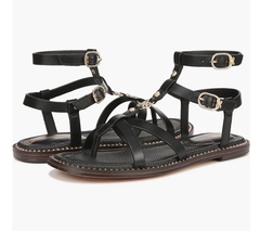 Sandal nữ Sam Edelman Womens Talya Gladiator Sandal Black - Giày nữ xuất dư Âu, Mỹ