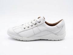 Giày  VNXK sneaker Naturläufer flex-zone in leather màu trắng - Giày da xuất dư sang Mỹ, Âu