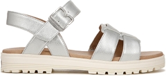 Sandal nữ Dr. Scholl's Shoes Women's Sheena Wedge Sandal Color Metallic Silver - Giày xuất dư Mỹ