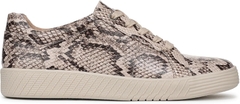 Giày nữ VNXK Naturalizer Women's Neela Lace Up Sneaker Color Beige Snake Print - Giày xuất Mỹ, Âu