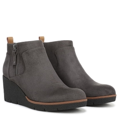 Boot nữ Dr. Scholl's Women's Bianca Fashion Boot Color Greystone Micro - Giày nữ xuất khẩu Âu, Mỹ