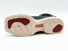 Giày nam da thật Double H Men's Phantom Rider Tan Round Toe Chelsea Boots   - Giày nam xuất khẩu Mỹ, Eu