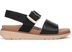 Sandal nữ Dr. Scholl's Women's Posie Slingback Sandal Color Black/Snake Print- Giày xuất dư Mỹ