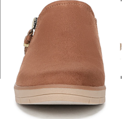 Giày nữ Dr. Scholl's Mocassins plats Nice Day Now Shootie Color Honey Brown Fabric  - Giày nữ xuất khẩu Âu, Mỹ