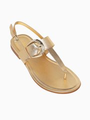 Sandal nữ Naturalizer women Taylor Slingbacks Dark Gold Faux Leather - Giày nữ xuất dư Âu, Mỹ