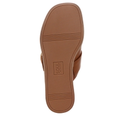Dép Sandal nữ SOUL Naturalizer Womens Joanie Flat Sandal Color Mid Brown - Giày nữ xuất khẩu Mỹ, Âu