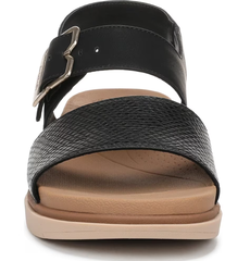 Sandal nữ Dr. Scholl's Women's Posie Slingback Sandal Color Black/Snake Print- Giày xuất dư Mỹ