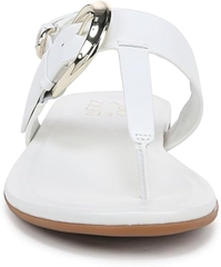 Sandal nữ Naturalizer Taylor Women's Flat Thong Sandal Colour Name White Leather - Giày nữ xuất dư Âu, Mỹ