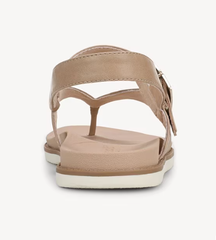 Sandal nữ Dr. Scholl's Women's So Chill Thong Sandal Color Cuban Sand Faux Leather - Giày xuất dư Mỹ
