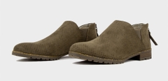 Giày nữ Dr. Scholl's Shoes Women's Roll Call Ankle Boot (Màu Xanh Ôliu)  - Giày nữ xuất khẩu Âu, Mỹ