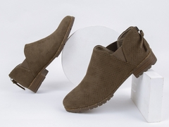 Giày nữ Dr. Scholl's Shoes Women's Roll Call Ankle Boot (Màu Xanh Ôliu)  - Giày nữ xuất khẩu Âu, Mỹ