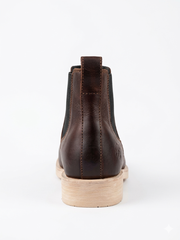 Giày nam da thật Double H Men's Phantom Rider Tan Round Toe Chelsea Boots   - Giày nam xuất khẩu Mỹ, Eu