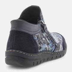Boot nữ cổ ngắn da thật Ankle boots Women in leather Naturläufer Enkellaarsje Zwart - Giày da xuất dư sang Mỹ, Âu