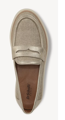 Giày nữ  Dr. Scholl's Women's Nice Day Max Platform Loafer Color Gold Faux Leather  - Giày nữ xuất khẩu Âu, Mỹ