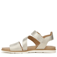 Sandal nữ Dr. Scholl's Shoes Womens Nicely Fun Adjustable Faux Leather Slingback Sandals - Giày xuất dư Mỹ