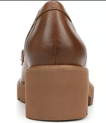 Giày nữ VNXK SOUL Naturalizer Women's Celia Lug Loafer Color Chestnut Brown Faux Leather - Giày nữ xuất Mỹ, Âu