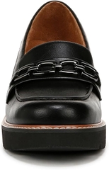 Giày nữ VNXK Naturalizer Womens Cabana Lug Sole Slip on Loafer Color Black Smooth - Giày nữ xuất Mỹ, Âu