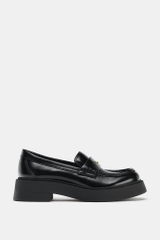 Giày nữ VNXK ZR CHUNKY SOLE LOAFERS, Black  - Giày nữ xuất khẩu Âu, Mỹ