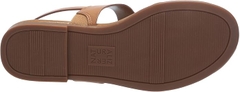 Sandal nữ Naturalizer Womens Taylor T-Strap Slingback Flat Sandal Color Saddle Tan Brown - Giày nữ xuất dư Âu, Mỹ