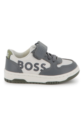 👟 Giày Trẻ Em BOSS Kidswear TODDLER TRAINERS - Dark Grey | Hàng Xuất Dư Chính Hãng, Giá Cực Sốc