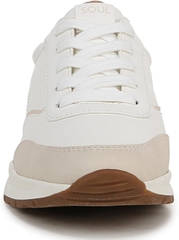 Giày nữ VNXK SOUL Naturalizer Womens Jackson Lace Up Sneakers Color White/Beige - Giày nữ xuất Mỹ, Âu