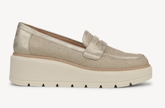 Giày nữ  Dr. Scholl's Women's Nice Day Max Platform Loafer Color Gold Faux Leather  - Giày nữ xuất khẩu Âu, Mỹ