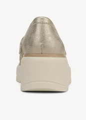 Giày nữ  Dr. Scholl's Women's Nice Day Max Platform Loafer Color Gold Faux Leather  - Giày nữ xuất khẩu Âu, Mỹ