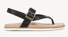 Sandal nữ Dr. Scholl's Women's So Chill Thong Sandal Black Smooth - Giày xuất dư Mỹ