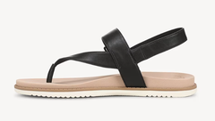 Sandal nữ Dr. Scholl's Women's So Chill Thong Sandal Black Smooth - Giày xuất dư Mỹ