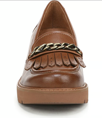 Giày nữ VNXK SOUL Naturalizer Women's Celia Lug Loafer Color Chestnut Brown Faux Leather - Giày nữ xuất Mỹ, Âu