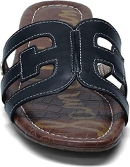 Dép sandal nữ Sam Edelman Women's Bay Flat Sandal Black - Giày nữ xuất khẩu Âu, Mỹ