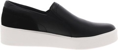 Giày Sneaker Unisex Naturalizer Mirabel Leather Platform Slip-On Sneakers Black - Giày xuất khẩu Âu, Mỹ