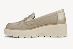 Giày nữ  Dr. Scholl's Women's Nice Day Max Platform Loafer Color Gold Faux Leather  - Giày nữ xuất khẩu Âu, Mỹ