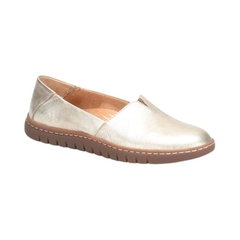 Giày nữ BORN Women's Born Sebra II Leather Loafers Light Gold - Giày nữ xuất khẩu Mỹ, Eu