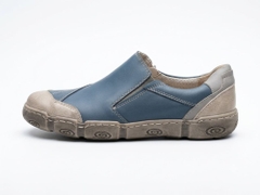 Giày  VNXK sneaker Naturläufer flex-zone in leather màu xanh bạc  - Giày da xuất dư sang Mỹ, Âu