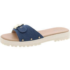 Dép nữ quai ngang Dr. Scholl's Women's Dark Blue Think Iconic Sandals   - Giày dép xuất dư Mỹ, EU