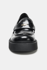 Giày nữ VNXK ZR CHUNKY SOLE LOAFERS, Black  - Giày nữ xuất khẩu Âu, Mỹ