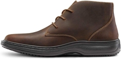 Giày nam Dr. Comfort Ruk Men's Therapeutic Diabetic Extra Boot Leather Lace-up - Giày nam xuất khẩu Âu, Mỹ