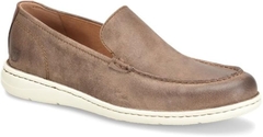 Giày lười nam da thật Men's Born Thaton Driver Loafer - Taupe Brown đế siêu nhẹ, siêu êm - Giày nam xuất khẩu Mỹ, Eu