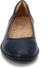 Giày búp bê nữ SOUL Naturalizer Womens Flexy Flat Navy Leather - Giày nữ xuất Mỹ, Âu
