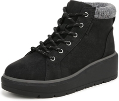 Boot nữ Dr. Scholl's Womens Nice Day Max Alpine Booties Color Black Smooth - Giày nữ xuất khẩu Âu, Mỹ