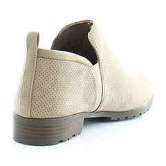Giày nữ DR SCHOLLS Womens Brown Lightweight Rollin Round Toe Block Heel Slip On Booties - Giày nữ xuất khẩu Âu, Mỹ